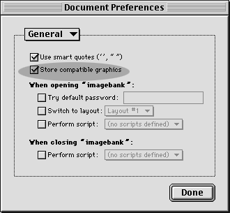 File Maker Pro Imagebank's preference