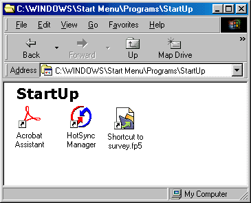 Startup in Windows