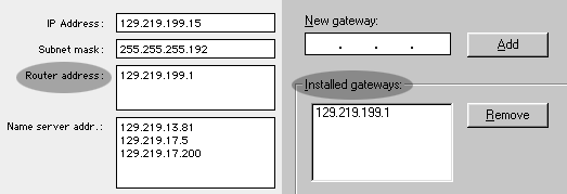 Router and gateway